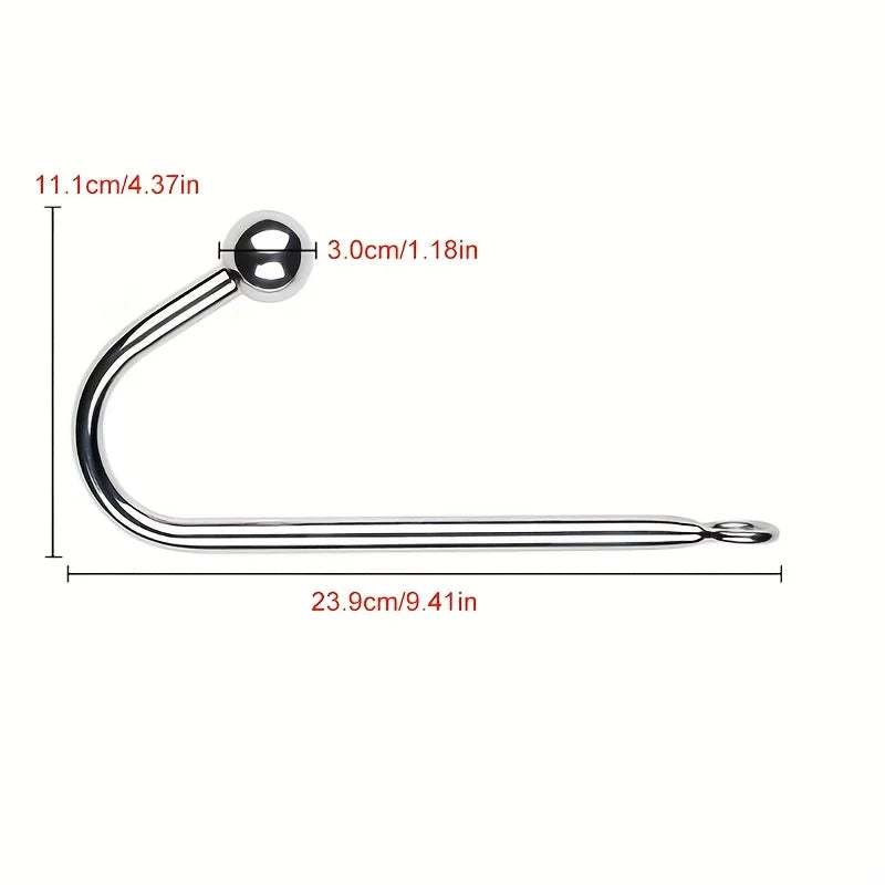 1set, BDSM adjustable anal hook set, leather collar handcuff straps, BDSM removable multiple play accessories, adult sex toys