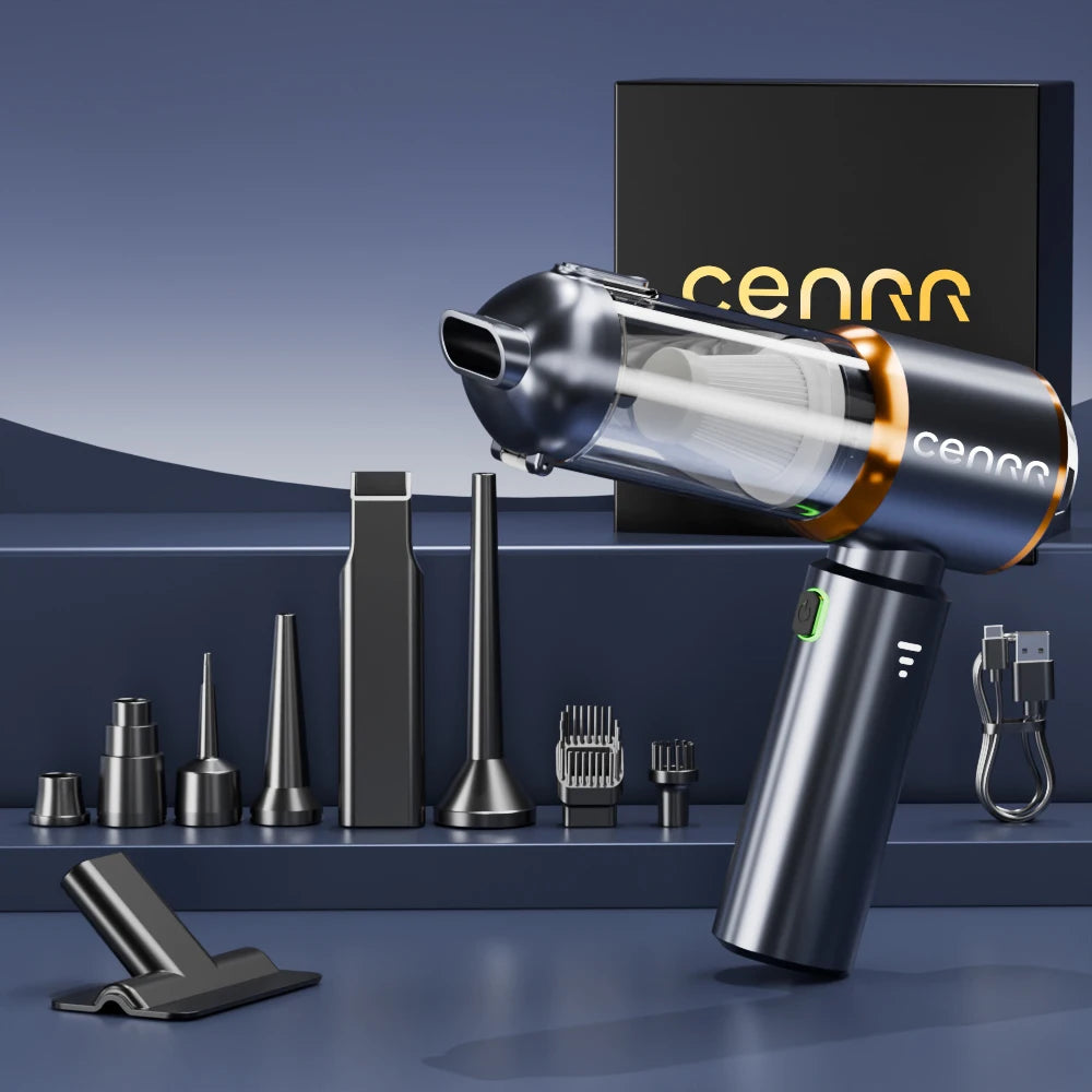 CENRR NEW Car Vacuum Cleaner  Powerful Mini 998000PA Portable Vacuum Cleaner for Home Appliance Handheld Blower Car Cleaner