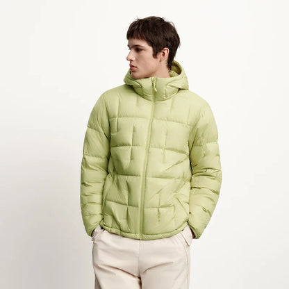 Semir Down Jacket Men Outdoor Lightweight Warm Liner Three-Resistant Outerwear Quilted Hooded 2025 New Winter Wear Men's Wear
