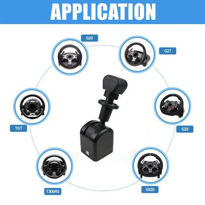 PC USB Handbrake For Logitech G923 G27 G29 Thrustmaster T300 For ETS2 European/American Truck Sim Racing Games Hand Brake