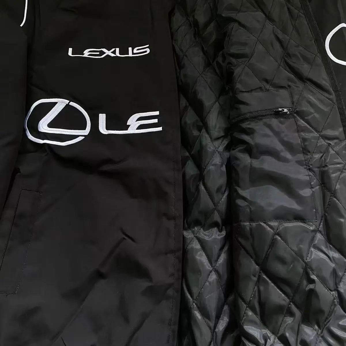 Lexus High-End Embroidered Cotton Jacket F1 Racing Motorcycle Warm Riding Jacket 4S Store Customized Workwear