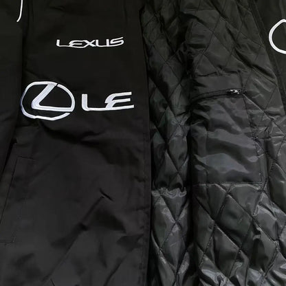 Lexus High-End Embroidered Cotton Jacket F1 Racing Motorcycle Warm Riding Jacket 4S Store Customized Workwear