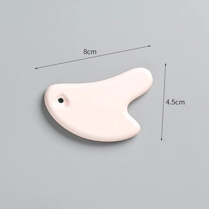 1pcs New Gua Sha Tool Face Massagers Ceramic Gua Sha Scraper Board For Face Lift Slimmer Skin Tightening Facial SPA Massage Tool