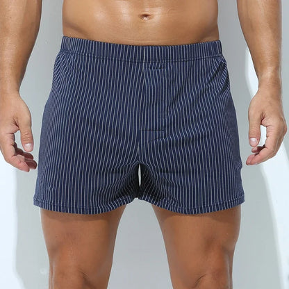 3pcThree pairs of loose cotton men's underwear, breathable home shorts, briefs, comfortable and loose home pajama pants, and Arr