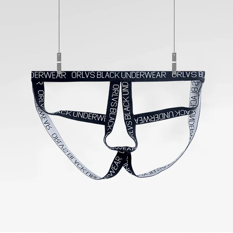 Men's Thong Bikini Underwear Athletic Supporters for Men Breathable Sexy G-String T-Back Underwear