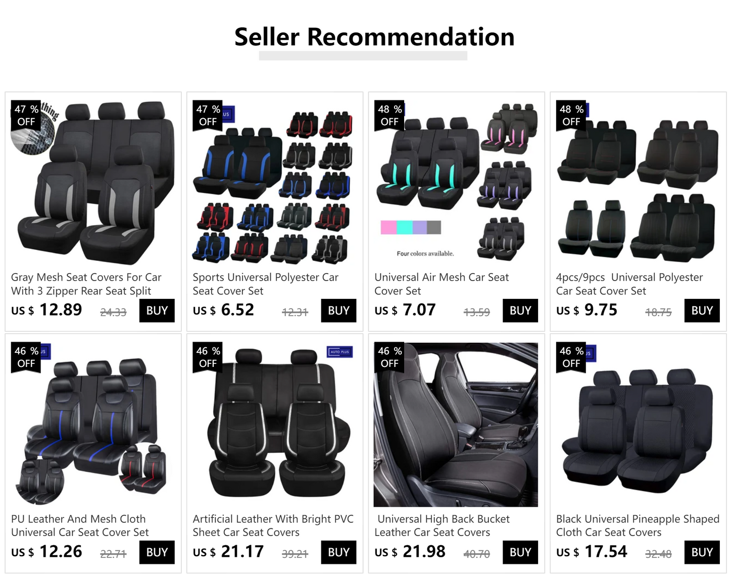 AUTO PLUS Car Seat Covers Set Baja Saddle Blanket Weave Universal Fit Most Car Seat Protection Steering Wheel Cover Protector