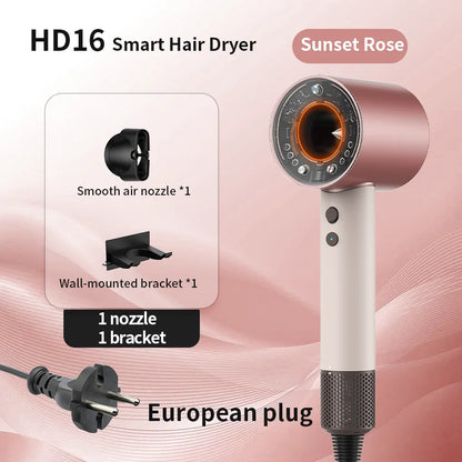 Home Negative Ion Silent Hair Dryer 1700W Intelligent Sensing Easy Hair Care Say Goodbye to Hot Hair Troubles