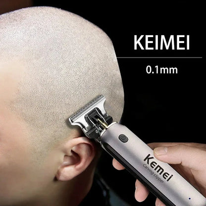 KEMEI KM-1757 Professional Electric Hair Trimmer For Men Cordless Beard And Hair Clipper Hair Cutter Machine Rechargeable Set