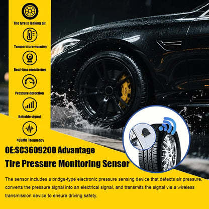 1/4PCS 433MHZ Tire Pressure Sensor TPMS Fit For BYD Han Qin Song Tang Yuan EV Pro Plus DM Replacement For SC3609200 SC-3609200