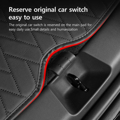 Leather Trunk Mats Fully Surrounded Waterproof Non-Slip Liner Custom Floor mat for Tesla Model Y Juniper 3 Highland 2017 to 2025