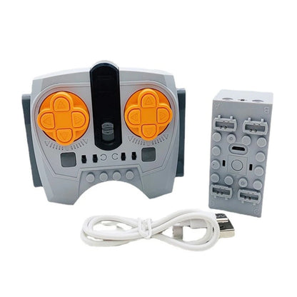 Technical Electronic Building Block MOC Refit Accessories Micro-motor RC Power Functions Parts Creative DIY Car Bricks Kids Toys