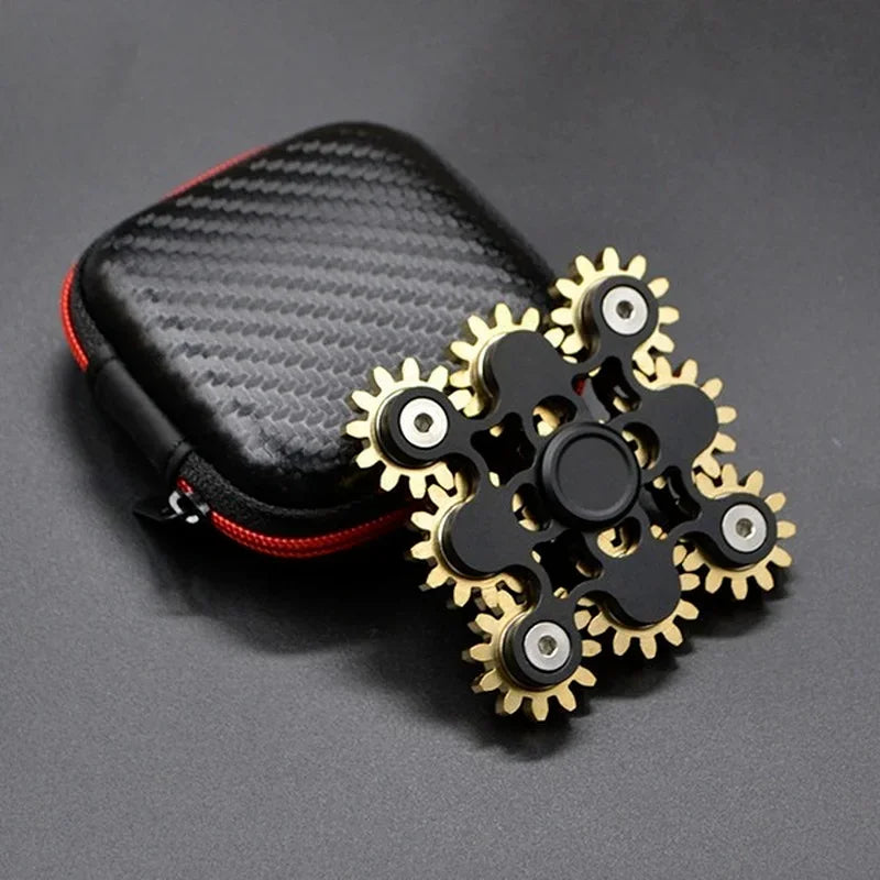 9 Gears Hand Spinner High Quality Metal Fidget Spinners R188 Smooth Bearing Adult Stress Relief Toy Anti Stress Fidget Toys