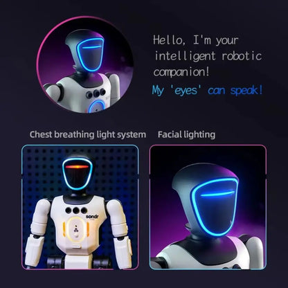 Gesture Sensing RC Robot Programming Function Dancing Function Intelligent Robot 2.4G Remote Control Breathing Light
