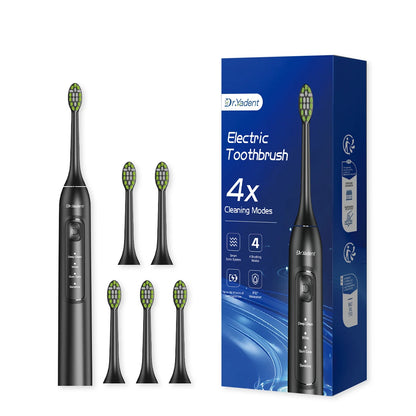 Dr.Yadent YD05 Sonic Toothbrush Gentle to Adult Gum 4 Modes 6 Soft Bristles Heads 2 Mins SmartTimer with Fast USB-C Rechargeable