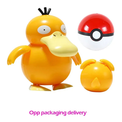 Pokemon Pokeball Figure Pikachu Dragonite Lapras Psyduck Mewtwo Gyarados Solgaleo Lunala Eevee Poke Ball Toy Kids Birthday Gift