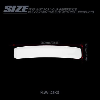Resin rear window Top Wing for Porsche Caymans 987 modified Tail wing rear spoiler body kit Car Accessories