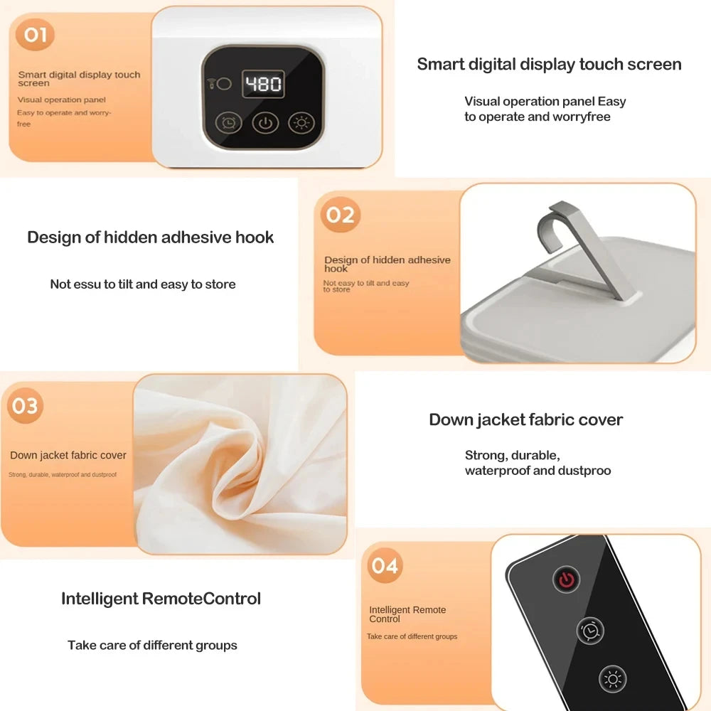 Multifunctional Dryer Electric Clothes Home Cabinet Floor Machine Laundry Dryers Warm Air Dryer With Timing Home with Remote