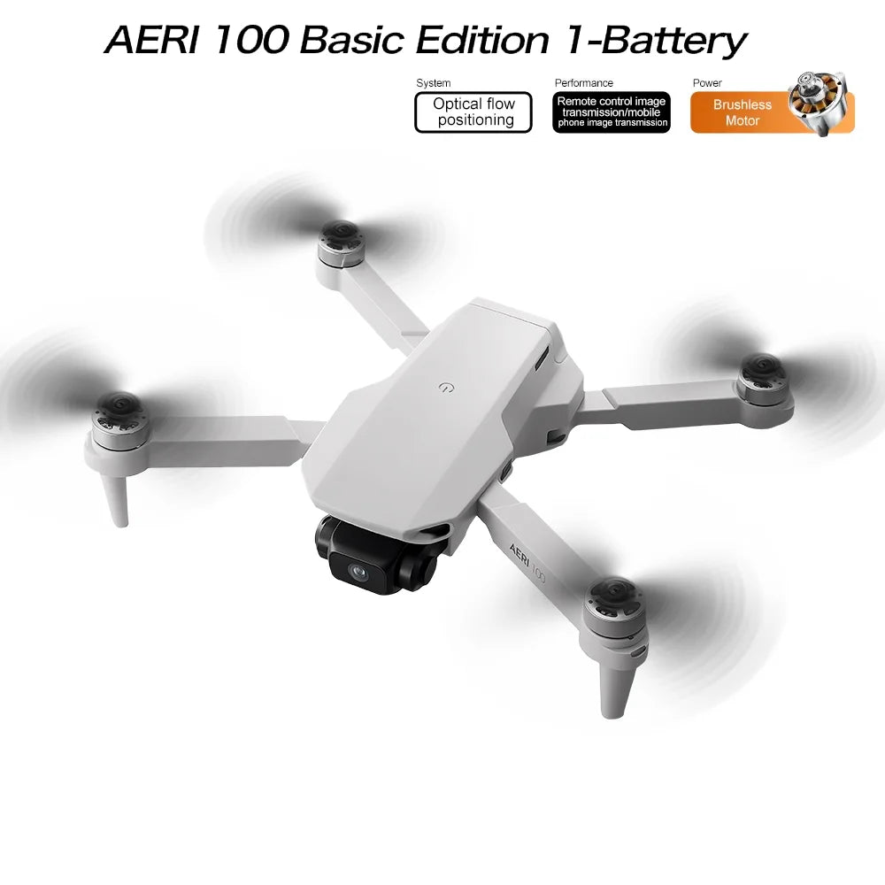 NEW Aeri100 VR Drone 1:1 Scale Aerodynamic Design 8K 1080P HD Camera Remote Control Brushless 360° Obstacle Avoidance Flying Toy