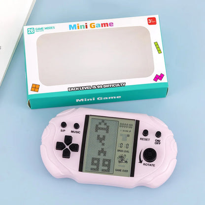 1/2/3 PCS Handheld Brick Game 26 Games Macaron Color Kids Giveaway Prize Small Toy