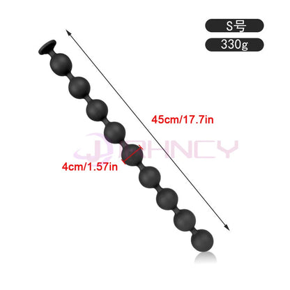 Huge Anal Plug 9cm Anal Beads 100% Liquid Silicone Soft Anal Balls Big Buttplug Prostate Massager Adult Sex Toys For Men