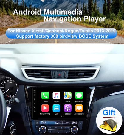 SINOSMART Android GPS for Nissan Qashqai J11 X-Trail T32 Rogue 2014–2018 with OEM 7" Screen Support BOSE 360 CarPlay AndroidAut