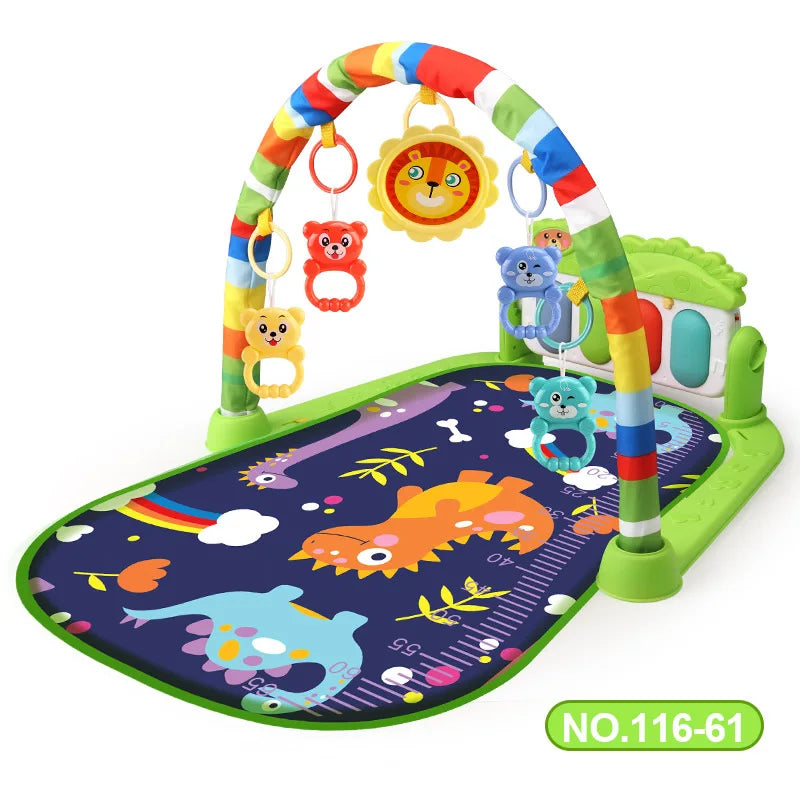 Multifunctional Baby Activity Gym Play Mat Musical Rack Kid Infant Fitness Frame Educational Crawling Carpet Toy Children Gift