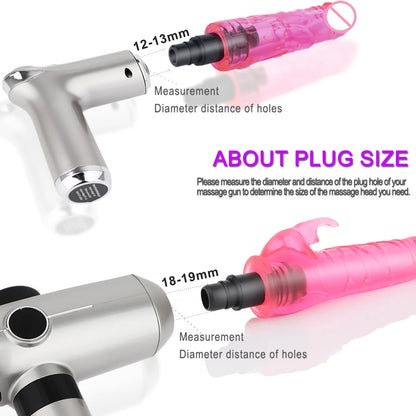 2026 Mini Massage gun Automatic Silent Sex Machine Male Female Sex Toy Masturbator Enhance Pleasure Dildo Vibrator Adult Gift