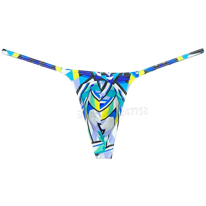 Men's Slim Pouch Bikini Underwear Unisex Sissy Panties Sexy Male Tiny Slip String Swim Bottoms Thong