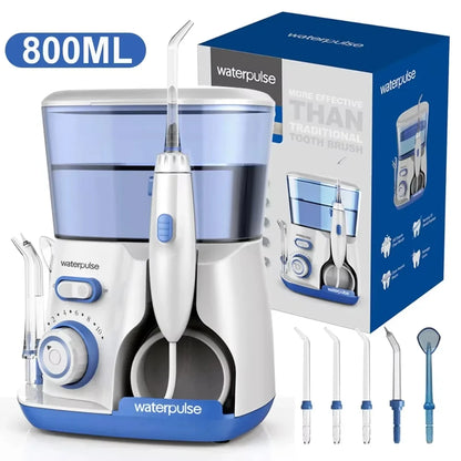 Oral Irrigator Dental Water Flosser for Teeth High Pressure Electric Dental Irrigator Water Flosser Mouth Washing Machine 800ML