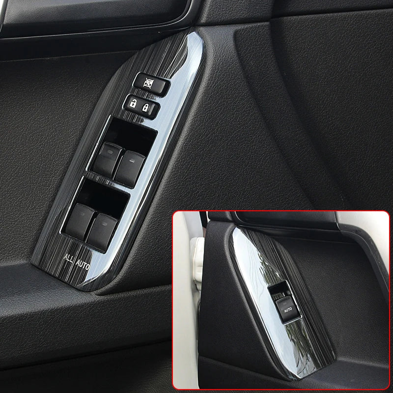 For 2010-2021 Toyota Land Cruiser Prado 150 Interior Modification Accessories Glass Button Panel FJ150 J15 Car Door Handle