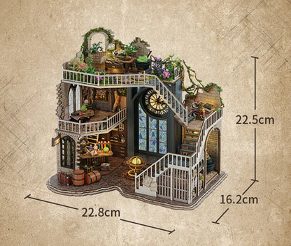 DIY Big Doll House Wooden Doll Houses Roombox Miniature Home Furniture Dollhouse Kit Casa Toys for ChildrenBirthday Gifts