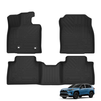 Left Drive for Toyota RAV4 2026 Fuel Car All-weather 3D TPE Floor Mat Cargo Anti-slip Trunk Pad Liner Backrest Liner Accessories