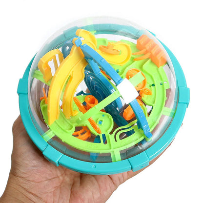 New Magic 3D Space Mission Maze Globe Puzzle Intellect Ball  80-100 Obstacles  Educational Interactive Brain Teaser for Children