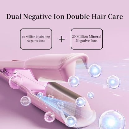 Electric Hair Crimper Beach Wave Fast Heating Curling Iron for Women Salon Professional Hairdressing Tool