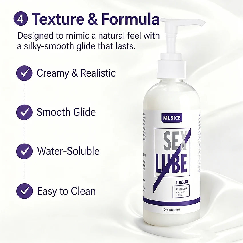 Adult Sex Lubricant Water-Based Anal Lubrication Intimate Gel Semen Lube for Women Men Masturbation Toys Couples Lubricating Oil