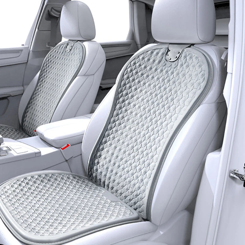 Car Gel Seat Cushion Silicone Mat Cool Gel Cooling Pad Universal Four Season Breathable Ventilate Vehicle Protector Mat Pad