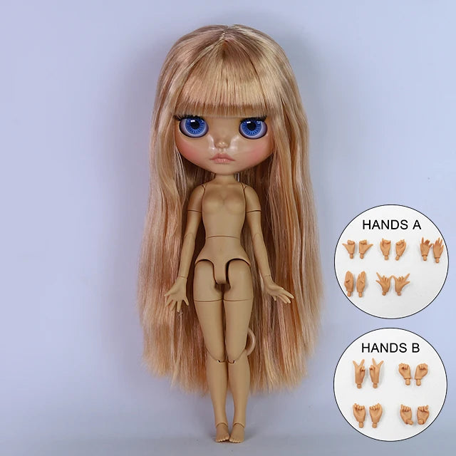 ICY DBS Blyth Doll BJD Joint Body Tan Skin Toothed Mouth Set Doll 1/6 30cm Girl Gift Anime SD
