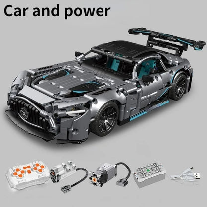 1:14 Sports Car RC Toy Car Building blocks Toy Birthday Gift MOC Sports Car Model Birthday Gift (1466+ particles)