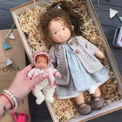 30cm New Waldorf Handmade Cotton Stuffed Plush Doll Kawaii Anime Collection Model Room Decoration Festival Gift Adults Toys