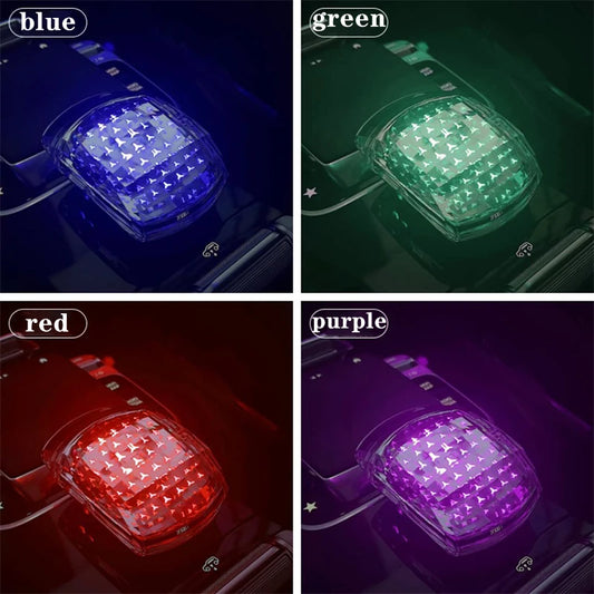 64 Color Light For Mercedes-Benz A B CLA GLA GLB GLE GLS Crystal Handle Gear Shift Knob Automatic Transmission Gear Shifter