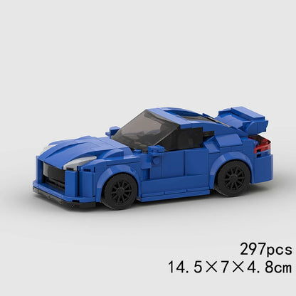 MOC Speed Sports Super Race Car Model Building Blocks Pickup Police Bricks City Racing Vehicle SUV Technical Rally Sport Toy