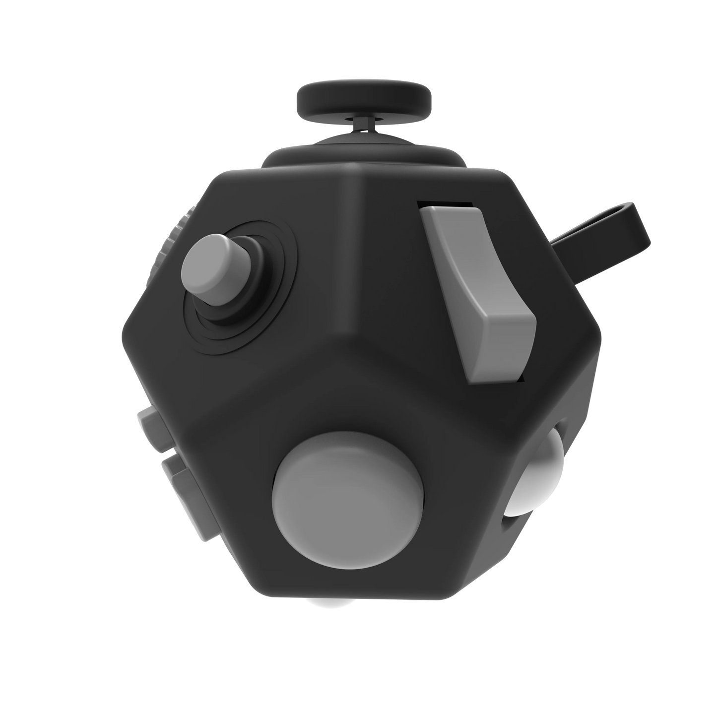 Anti-Stress Fidget Toy - Plastic Gaming Cube for Anxiety Relief Focus & Relaxation Gift Present for Attention-seeking
