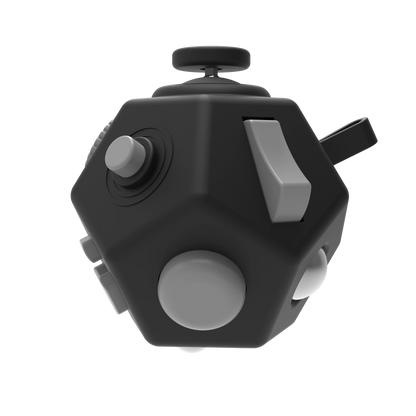 Anti-Stress Fidget Toy - Plastic Gaming Cube for Anxiety Relief Focus & Relaxation Gift Present for Attention-seeking