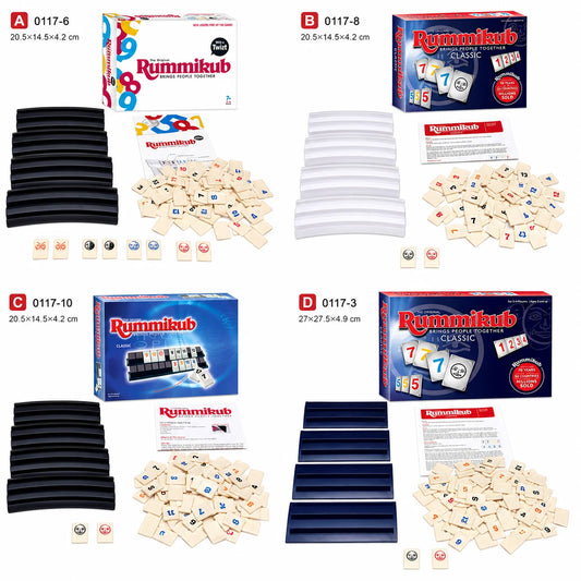 Number Tile Board Game, Classic Strategy Matching Game with Racks and Tiles for Family Game Night, English Version