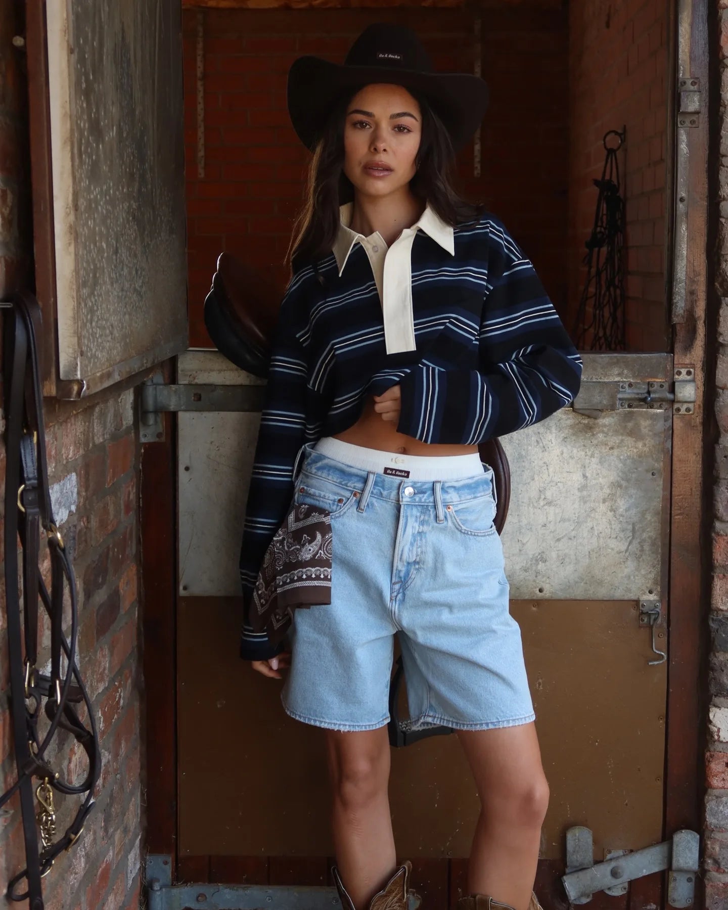 Casual Striped  Shirt Women's Loose Long Sleeve Classic Style American Leisure T-Shirt for Autumn New Arrival