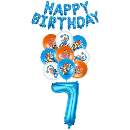 NEW Zootopia Party Favor Zootopia 2 Birthday Decoration Judy Nick Gary Party Supplies Zootropolis Coil Notebook Box Bag Card Kid