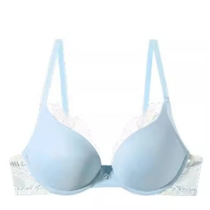 Full Coverage Bra for Big Bust Wireless Lift Seamless Double Design Support Outer Expansion Anti Sag Lingerie Comfort Fit