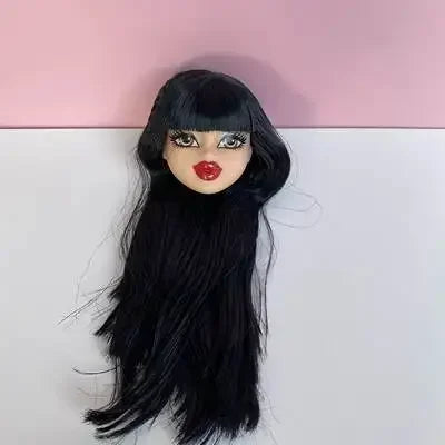 Beautiful Bratzdoll Makeup Doll Girls Love Cute Dolls head plastic head