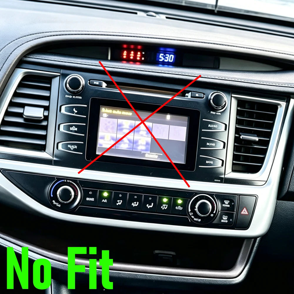 7" 4-64GB For Toyota Kluger 2007-2013 Car Stereo Radio Wireless Apple Carplay Android Auto Head Unit FM GPS BT
