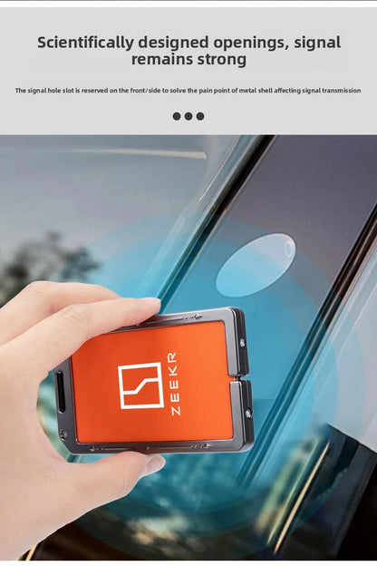 Suitable for ZEEKR Card Keycase 001 9x 7x zeekr 007gt zeekr 009 Automotive NFC Card Pack Protective Shell NFC Card Keychain